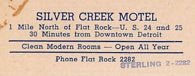 Silver Creek Motel (Poplar Motel) - Aug 2026 From Robert Ritz